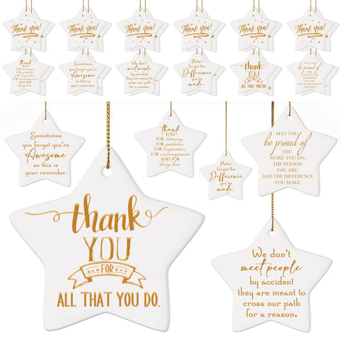 Sieral front packaging showing full 24-piece star ornament set and convenience