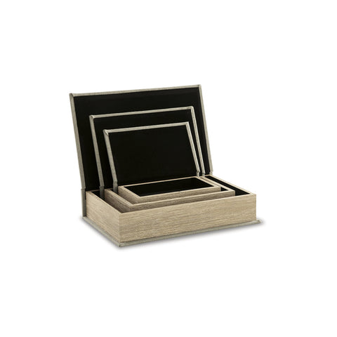 Signature Design by Ashley large box beside book to indicate size and scale