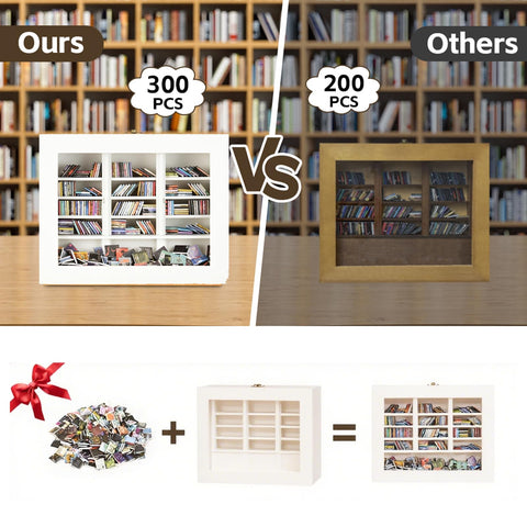 SIHPTO open box with removed mini books demonstrating removable pieces benefit