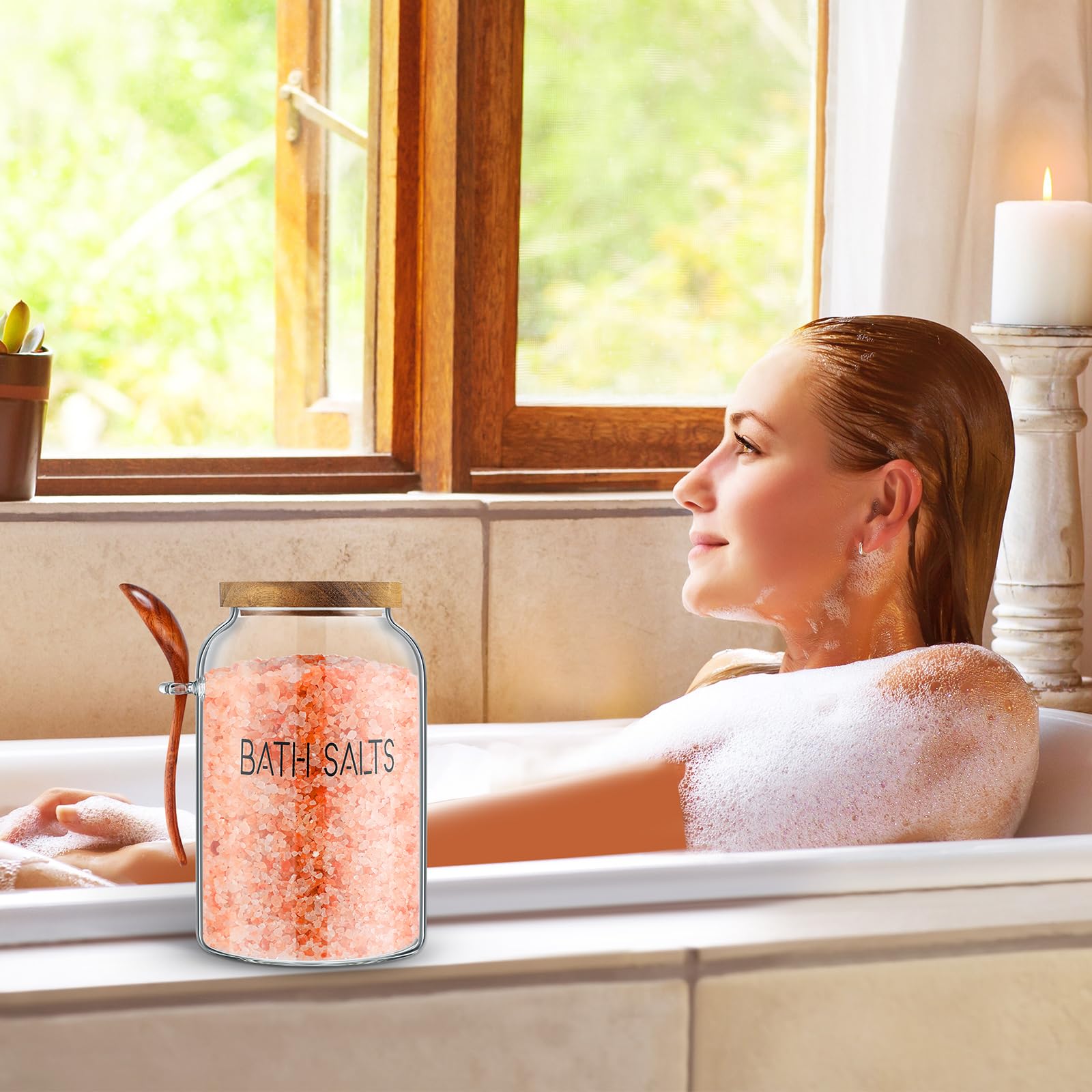 SiliFine jar on kitchen counter holding sugar demonstrating multipurpose storage benefit
