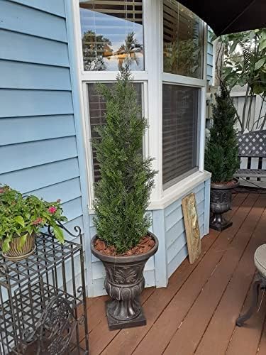 Silk Tree Warehouse close-up of cedar foliage texture providing realistic look