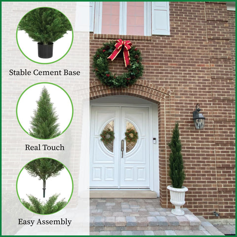 Silk Tree Warehouse decorative pot and base detail, stable placement benefit