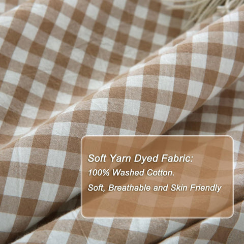 Silnuo king-size duvet cover laid flat to show 104x90 inch dimensions