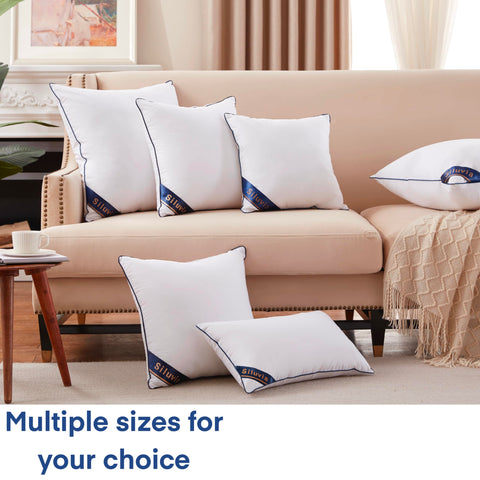 Siluvia boxed set of two pillows ready for gifting or storage