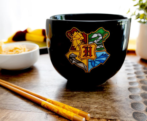 Silver Buffalo bowl in use with ramen demonstrating 20-ounce serving capacity