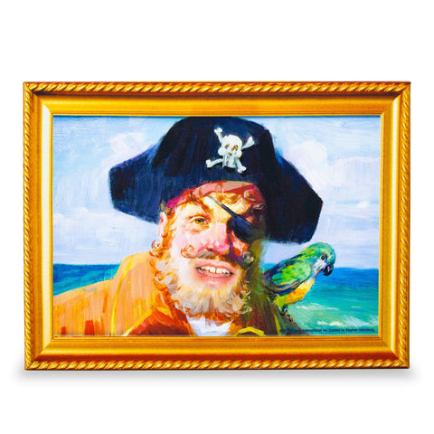 Silver Buffalo Captain Painty front view showing bold colors and nostalgic appeal