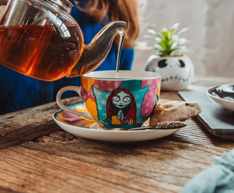 Silver Buffalo cups served with tea, demonstrates practical everyday use benefit