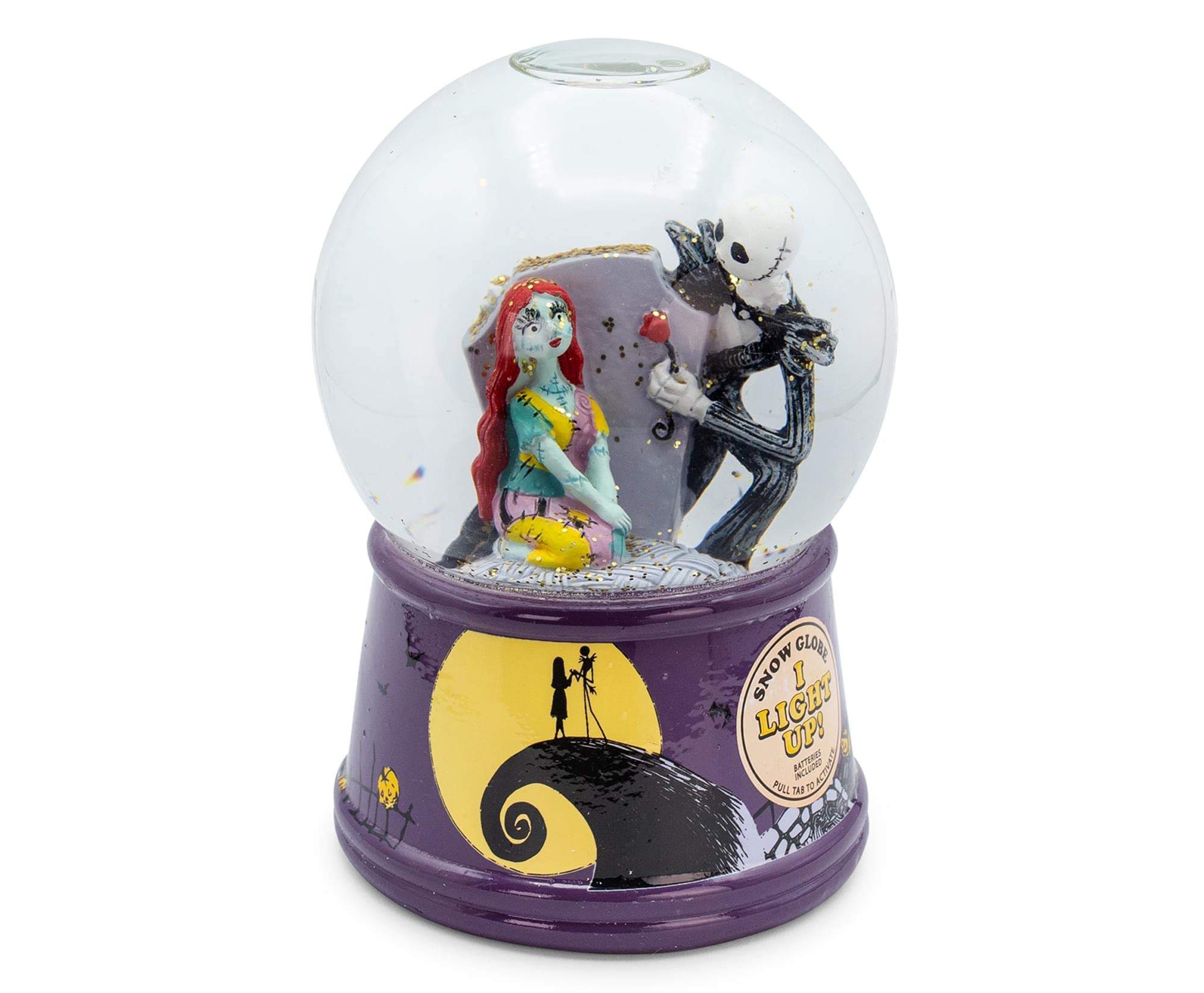 Silver Buffalo front view showing Jack and Sally with collectible appeal