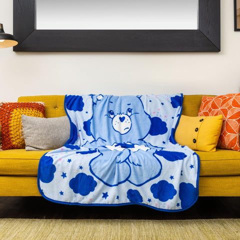Silver Buffalo print detail shows Grumpy Bear artwork with vibrant clarity