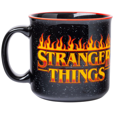 Silver Buffalo mug held in hand demonstrating size and comfortable grip benefit