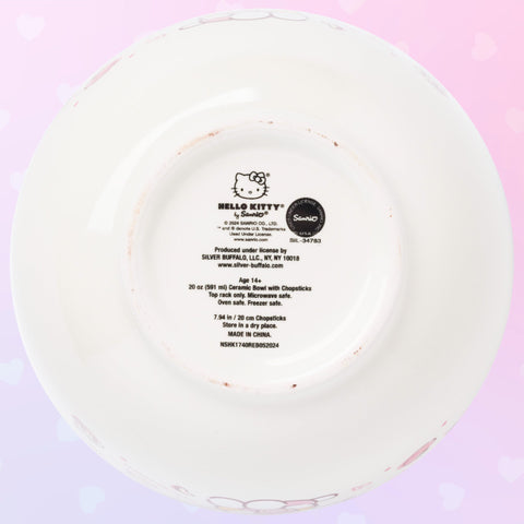 Silver Buffalo Hello Kitty underside showing manufacturer mark, confirms official merchandise