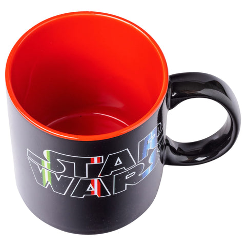 Silver Buffalo mug in hand with coffee illustrating daily use and fandom pride