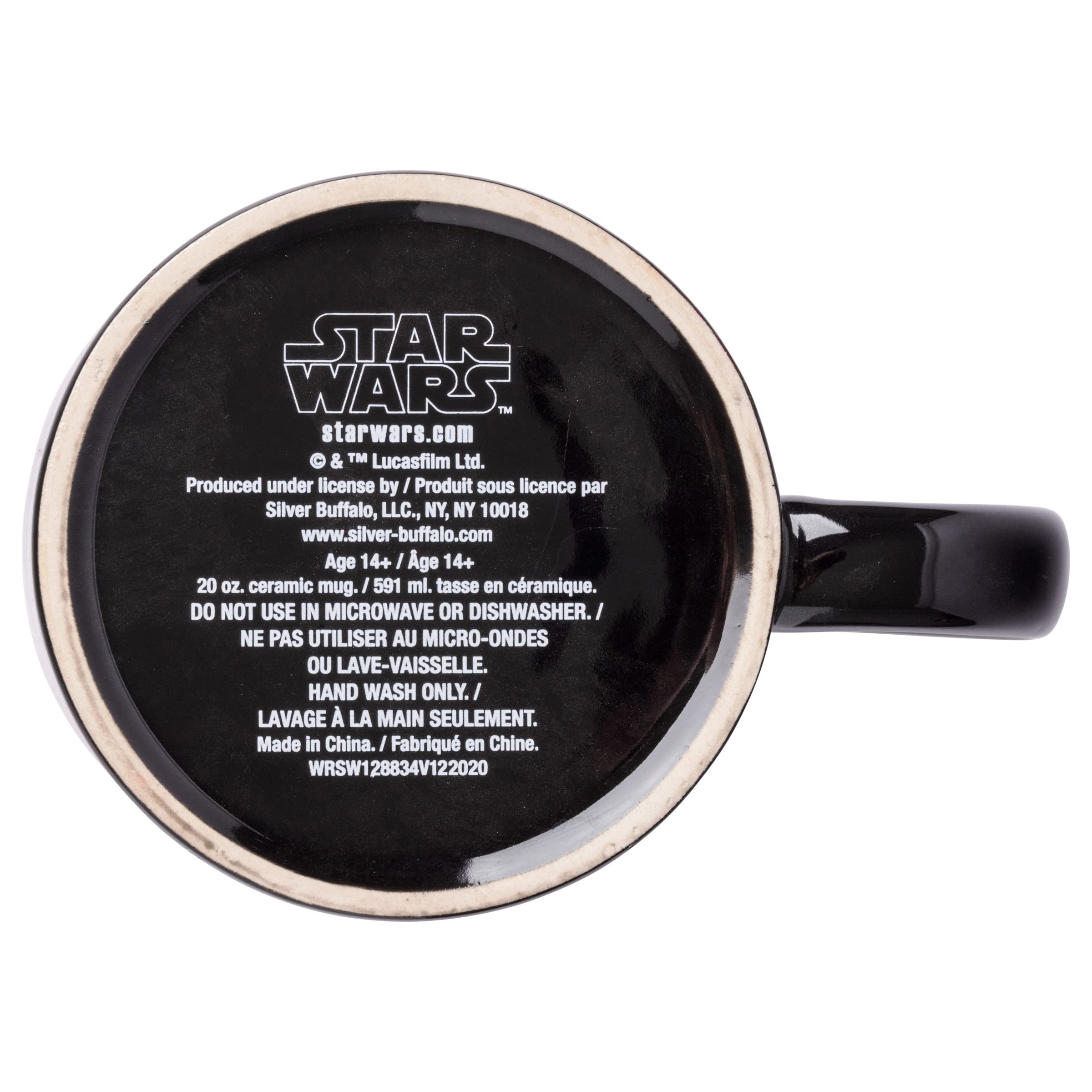 Silver Buffalo night-sky artwork close-up emphasizing licensed Star Wars design