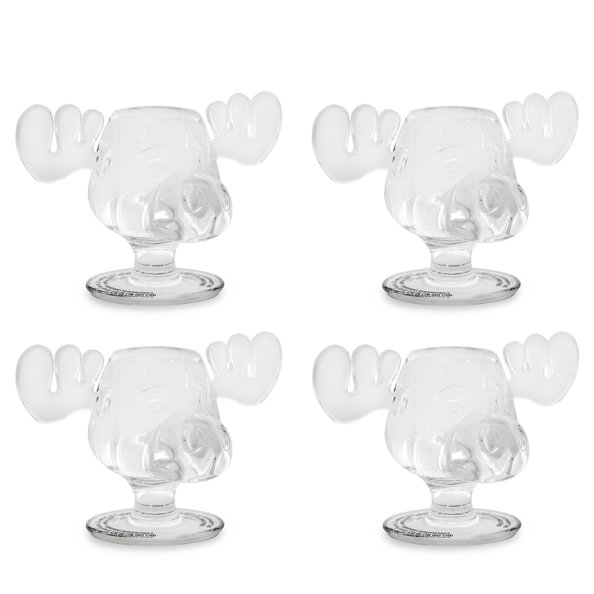 Silver Buffalo Marty Moose front view showing clear acrylic and mascot detail, great for collectors