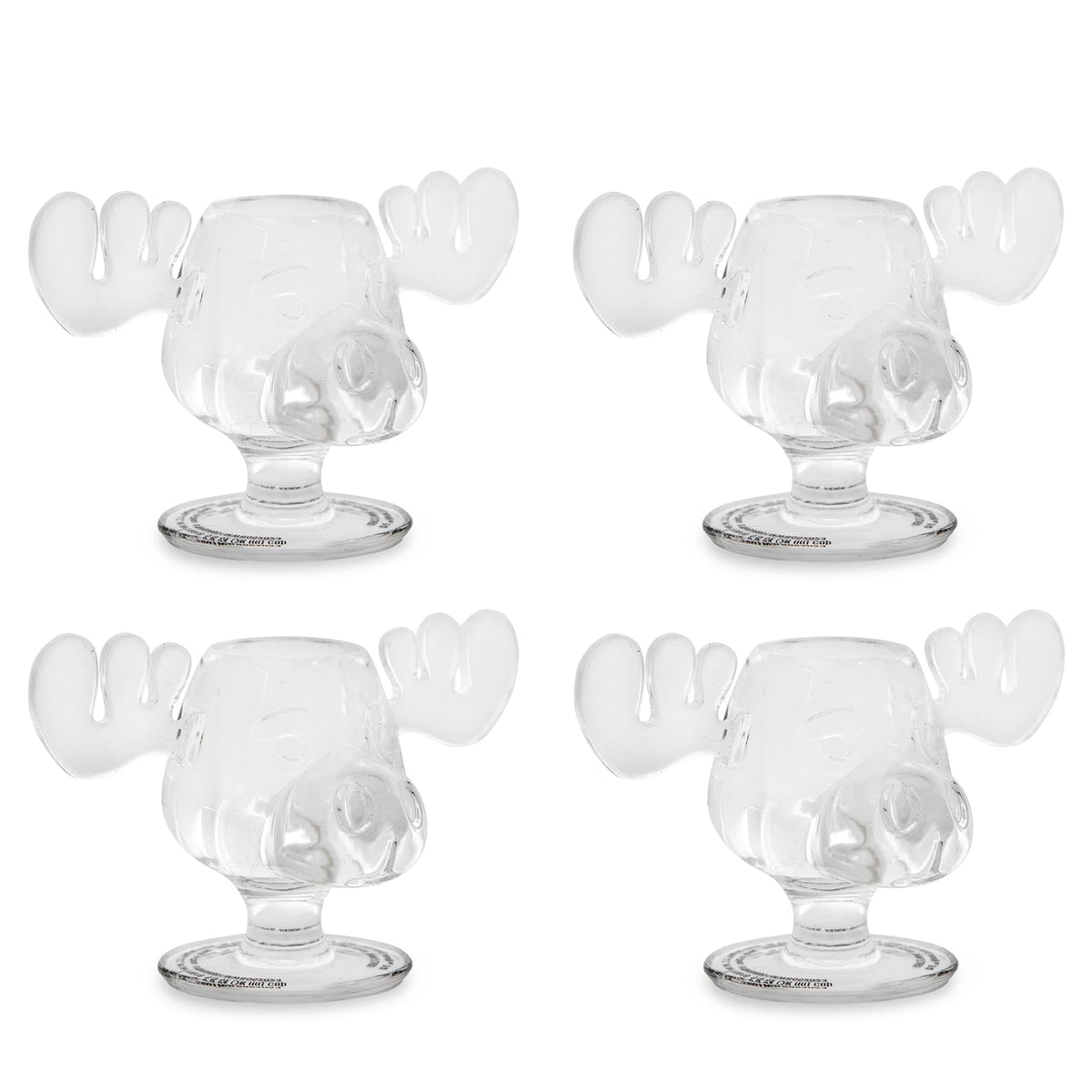 Silver Buffalo Marty Moose front view showing clear acrylic and mascot detail, great for collectors
