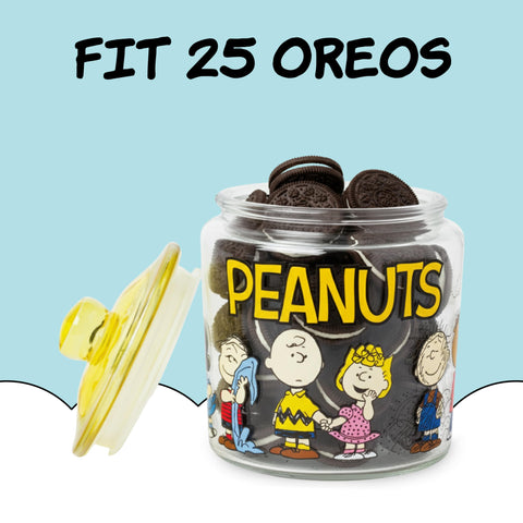 Silver Buffalo detailed shot of Peanuts character lineup for nostalgic display