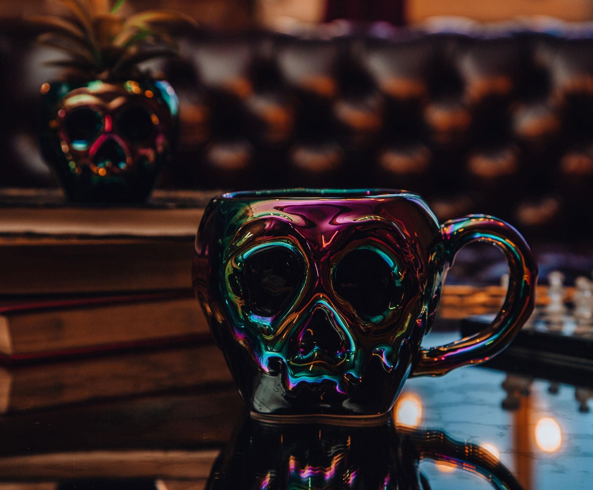 Silver Buffalo mug filled with coffee in a cozy setting showing daily use benefit and themed atmosphere