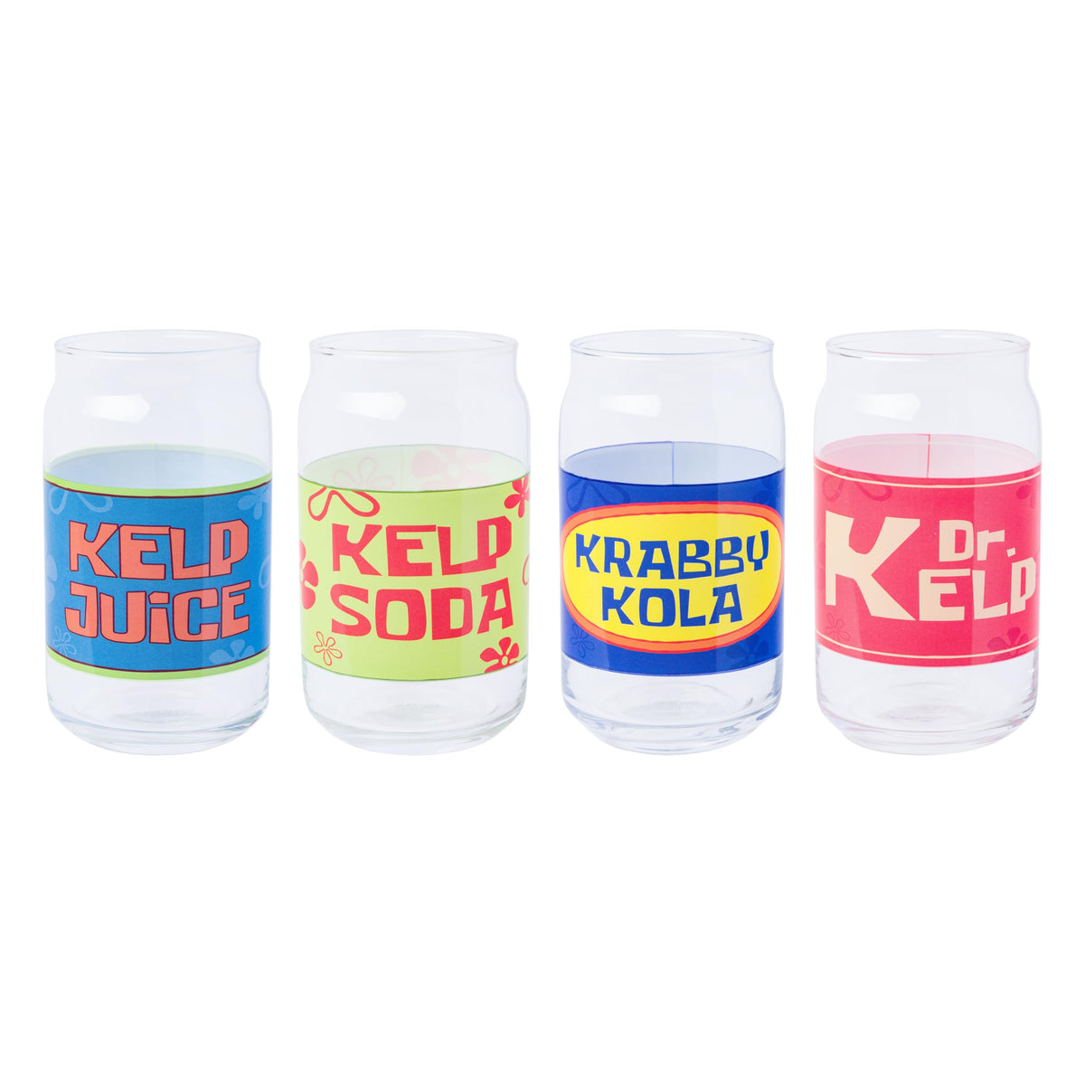 Silver Buffalo front packaging showing the four themed glasses and brand