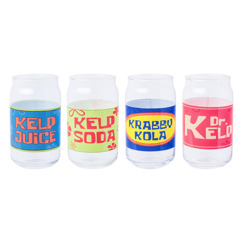 Silver Buffalo front packaging showing the four themed glasses and brand