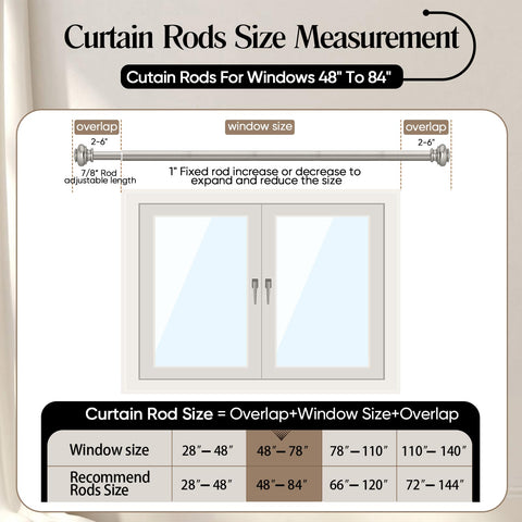 SIMEWIN telescoping adjustable section extended to show customizable length fit