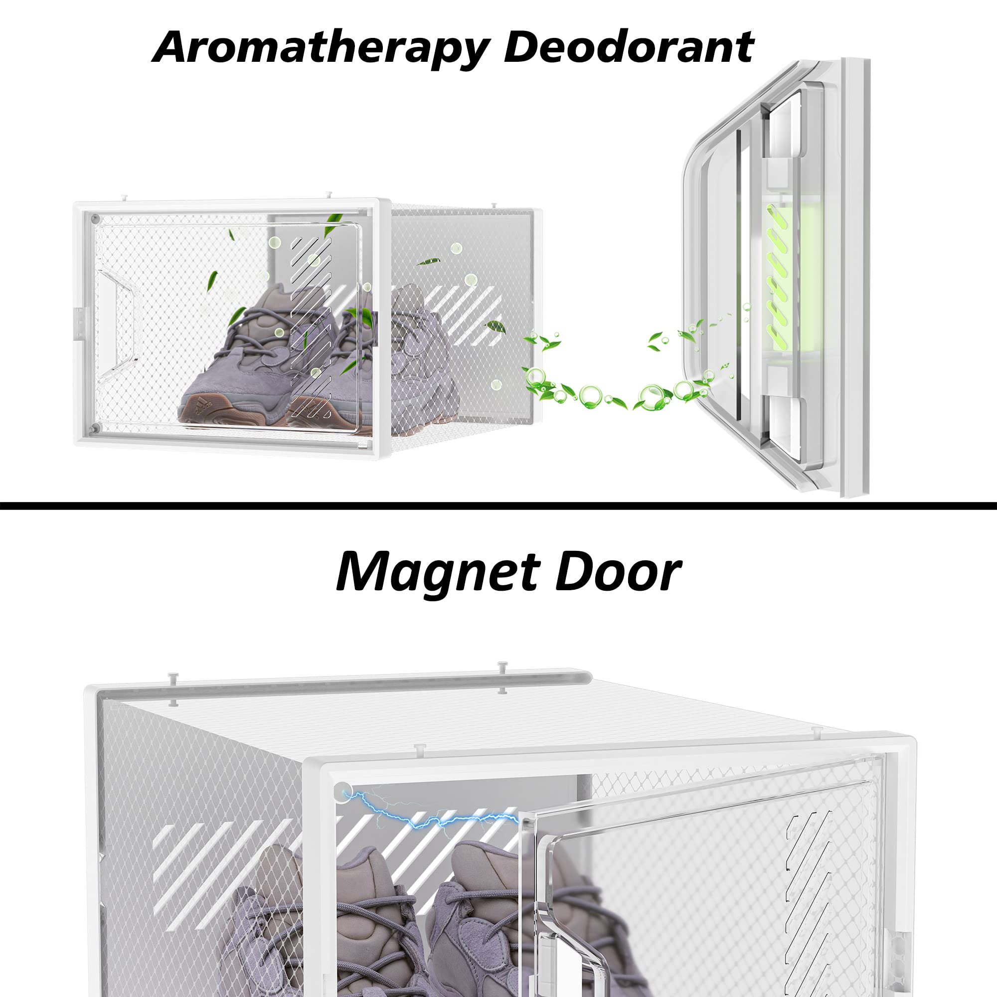 SIMPDIY stacked boxes in closet maximizing vertical storage space