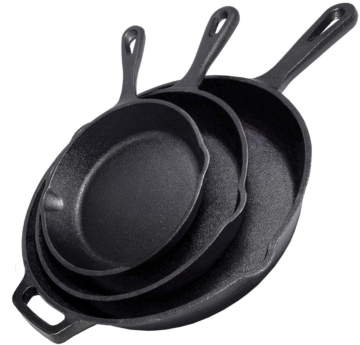 Simple Chef front view of 3-piece set showing sizes and ready-to-cook benefit