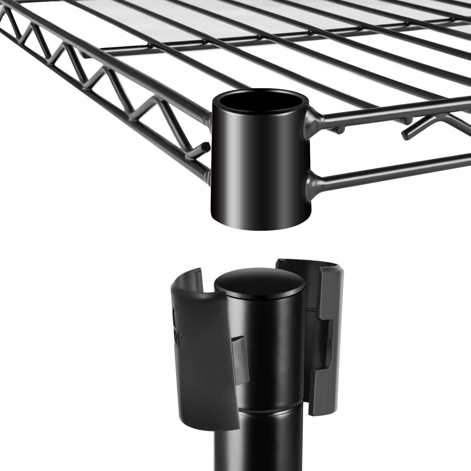 Simple Deluxe adjustable feet and caster wheels demonstrating stability and mobility benefit