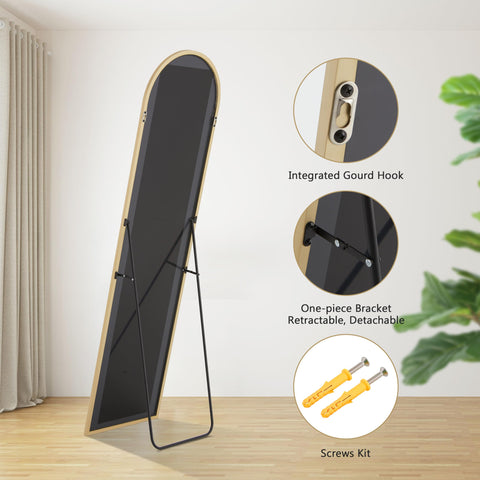 Simple Deluxe mirror in bedroom lifestyle scene enlarges space and reflects light