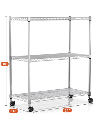 Simple Deluxe caster and lock detail enabling easy mobility and stability