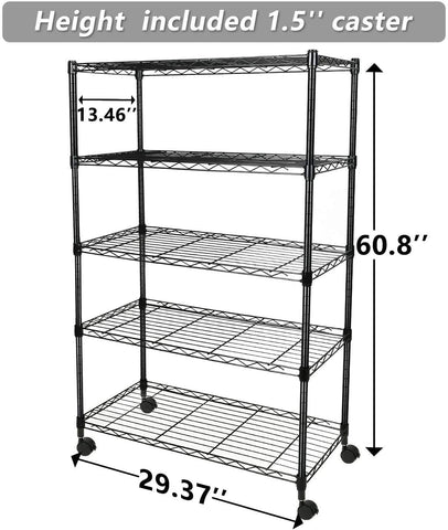Simple Deluxe side profile displaying depth and height for space-saving storage benefit