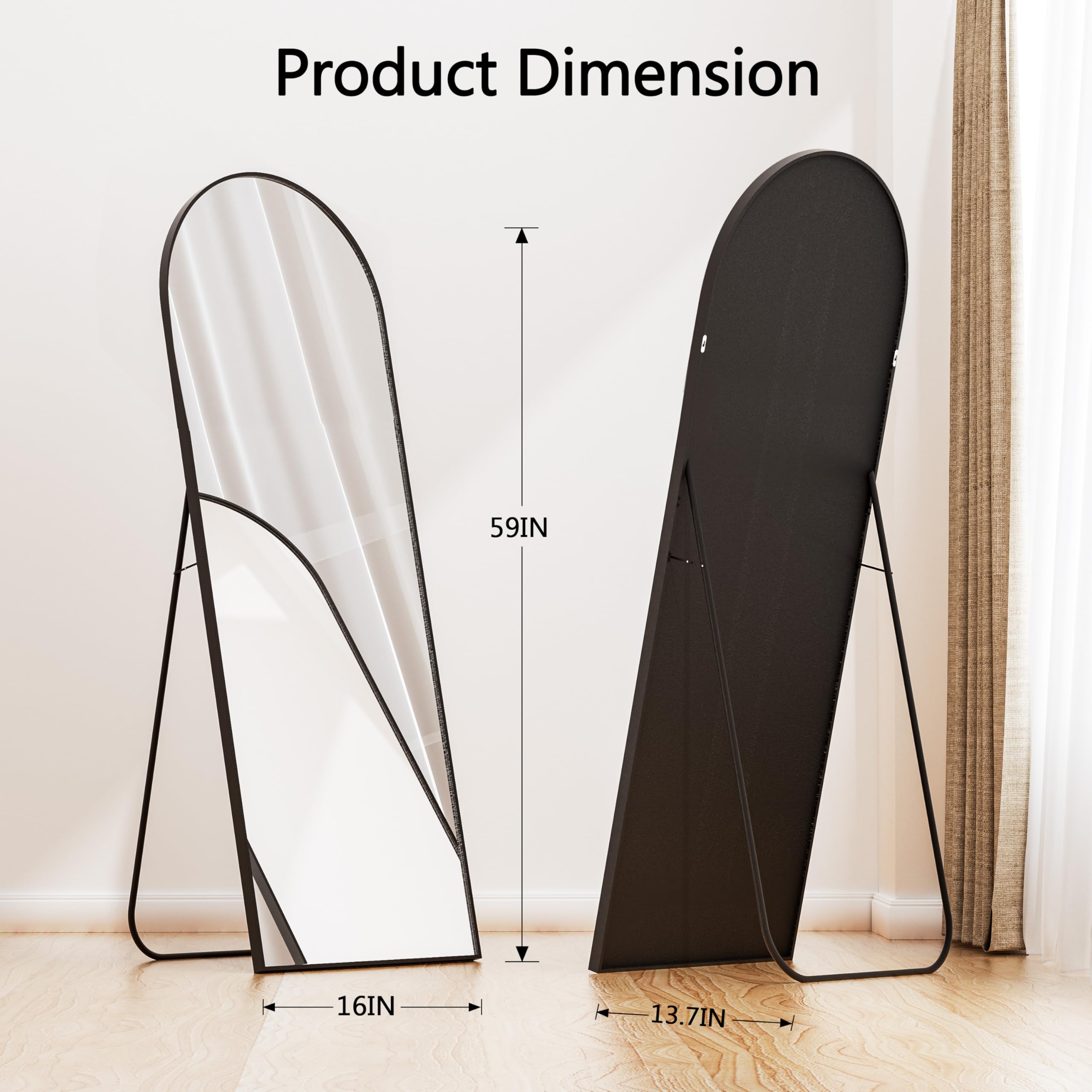 Simple Deluxe glass detail revealing safety layer for safer reflections