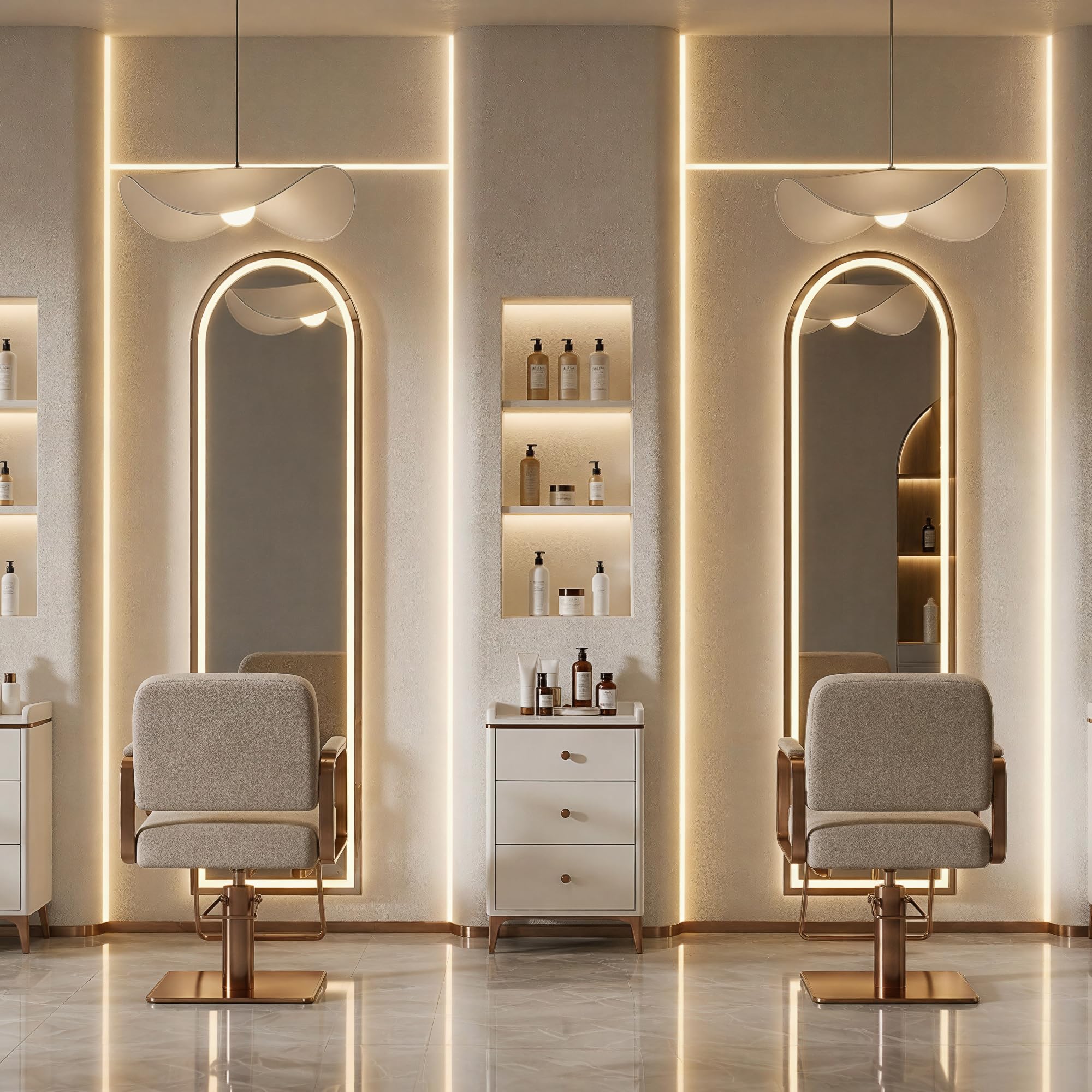 Simple Deluxe HD glass close-up showing clear detailed reflection for grooming