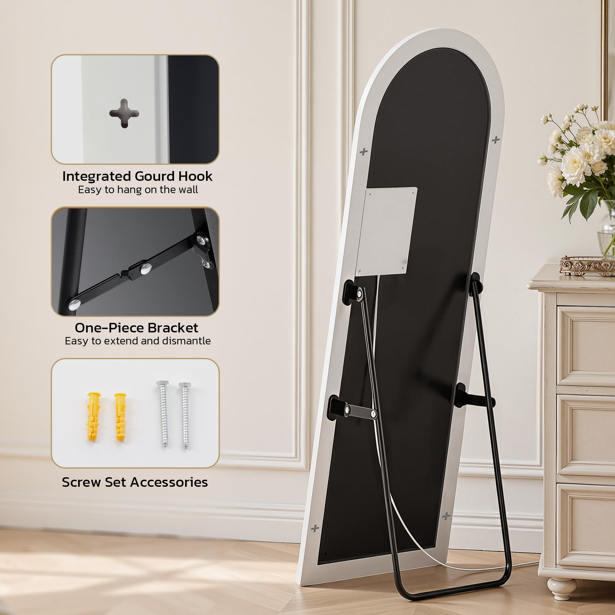Simple Deluxe unboxed mirror packaging showing safe shipping protection