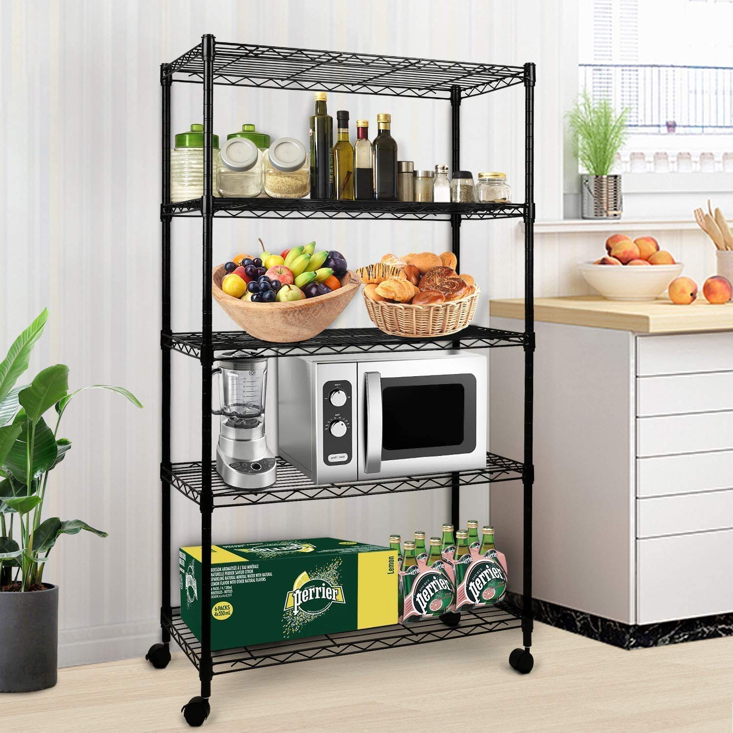 Simple Deluxe close-up of shelf surface and edge for strength and no-sag support