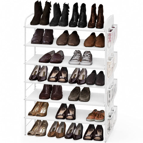 Simple Houseware front view showing full 6-tier storage and neat organization
