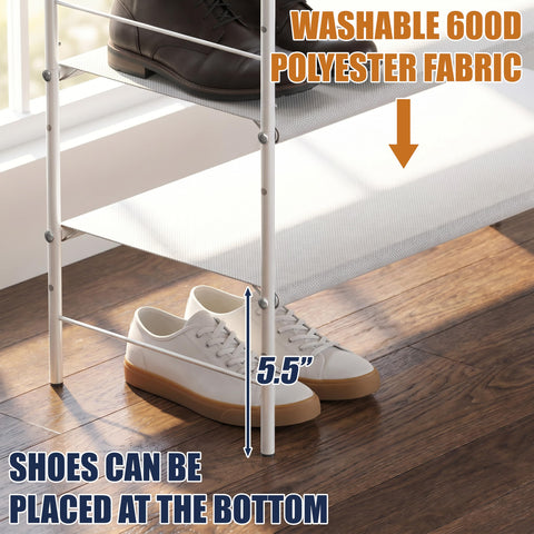 Simple Houseware in an entryway reducing clutter for a tidy home