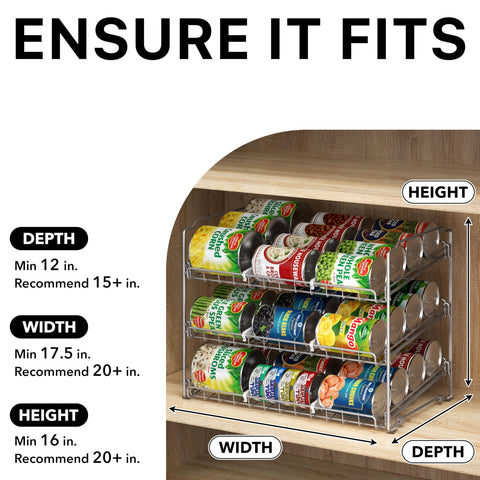 Simple Houseware angled rolling shelf detail showing easy forward access benefit