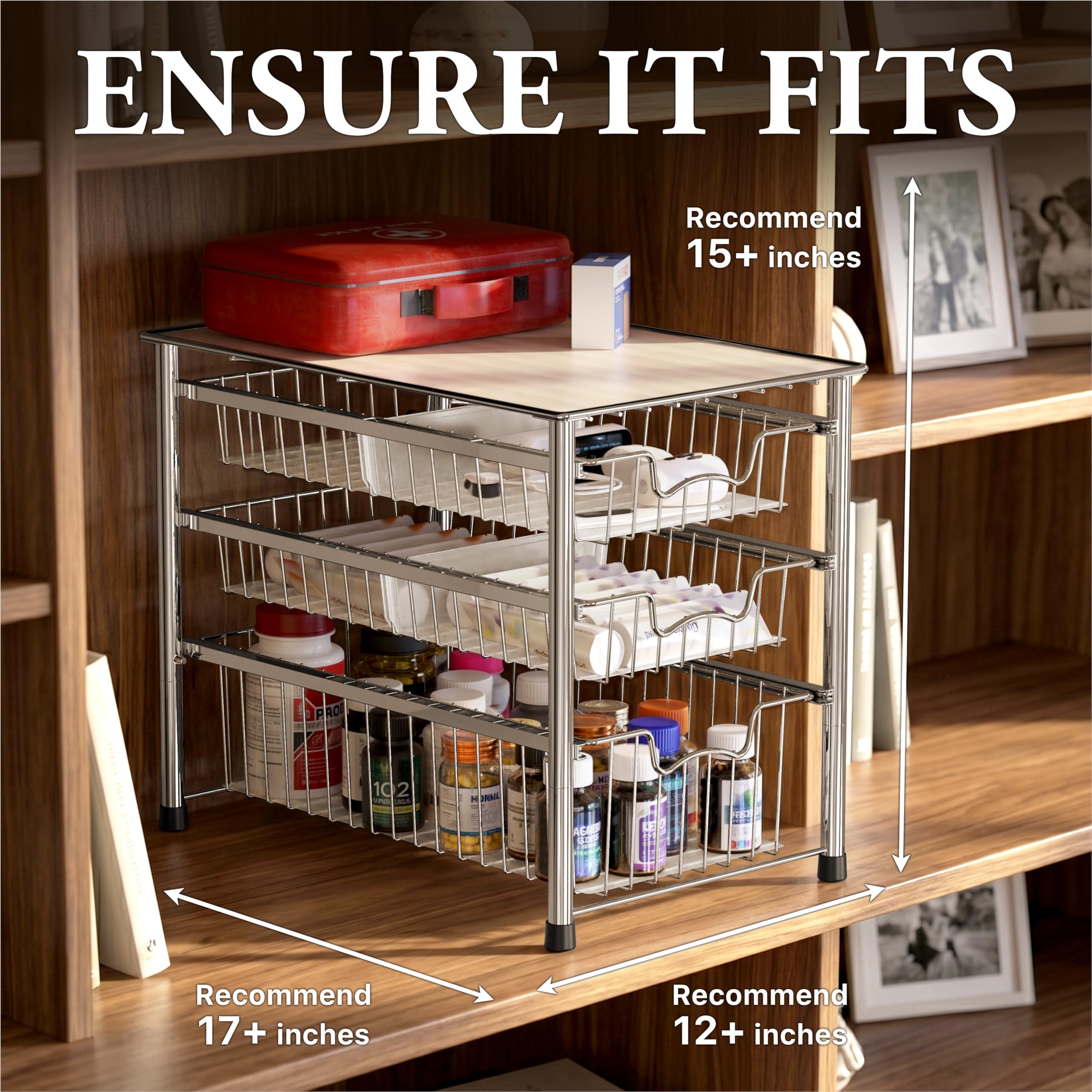 Simple Houseware close detail of removable plastic divider and flexible layout