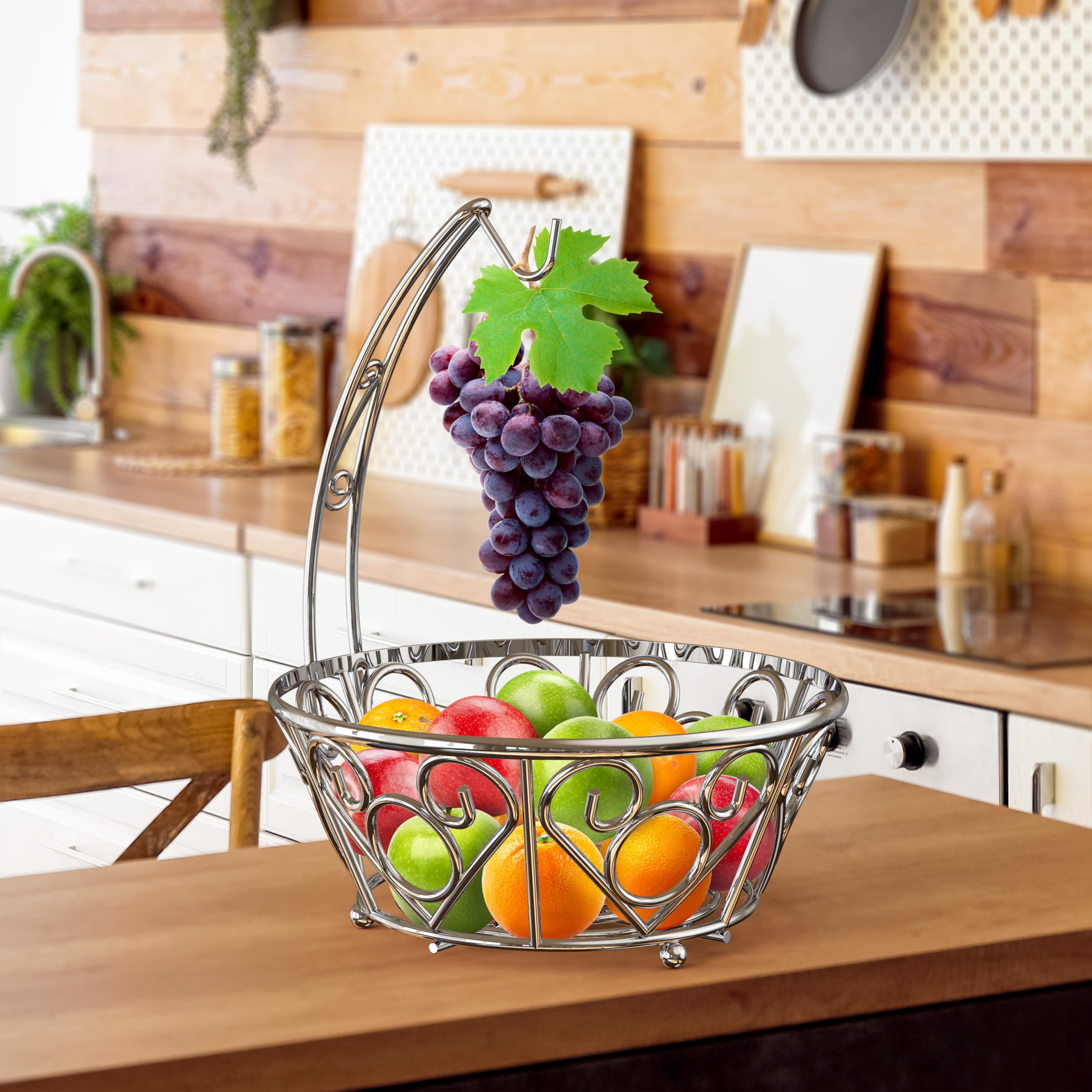 Simple Houseware banana hanger detail demonstrating removable convenience and protection