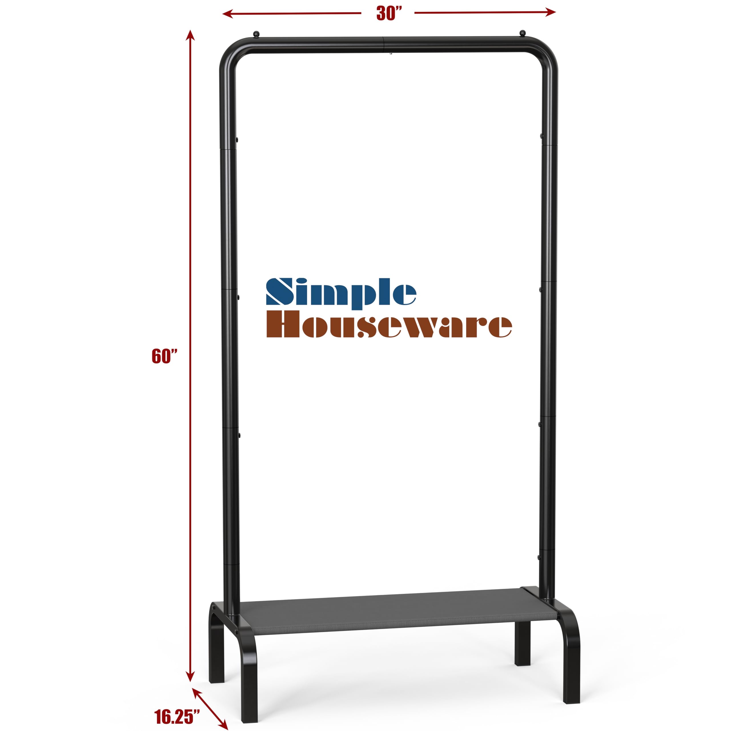Simple Houseware closeup hanger stoppers preventing hangers from sliding off