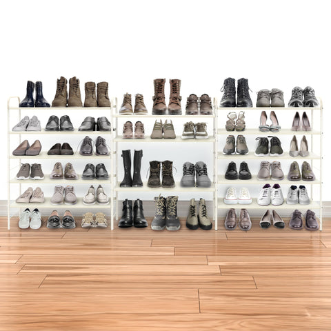 Simple Houseware size comparison with shoes shows dimensions and capacity benefit