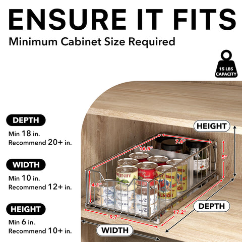 Simple Houseware removable divider detail showing customizable organization benefit
