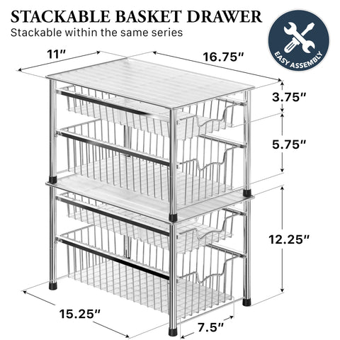 Simple Houseware open drawer detail displaying smooth sliding and organized storage