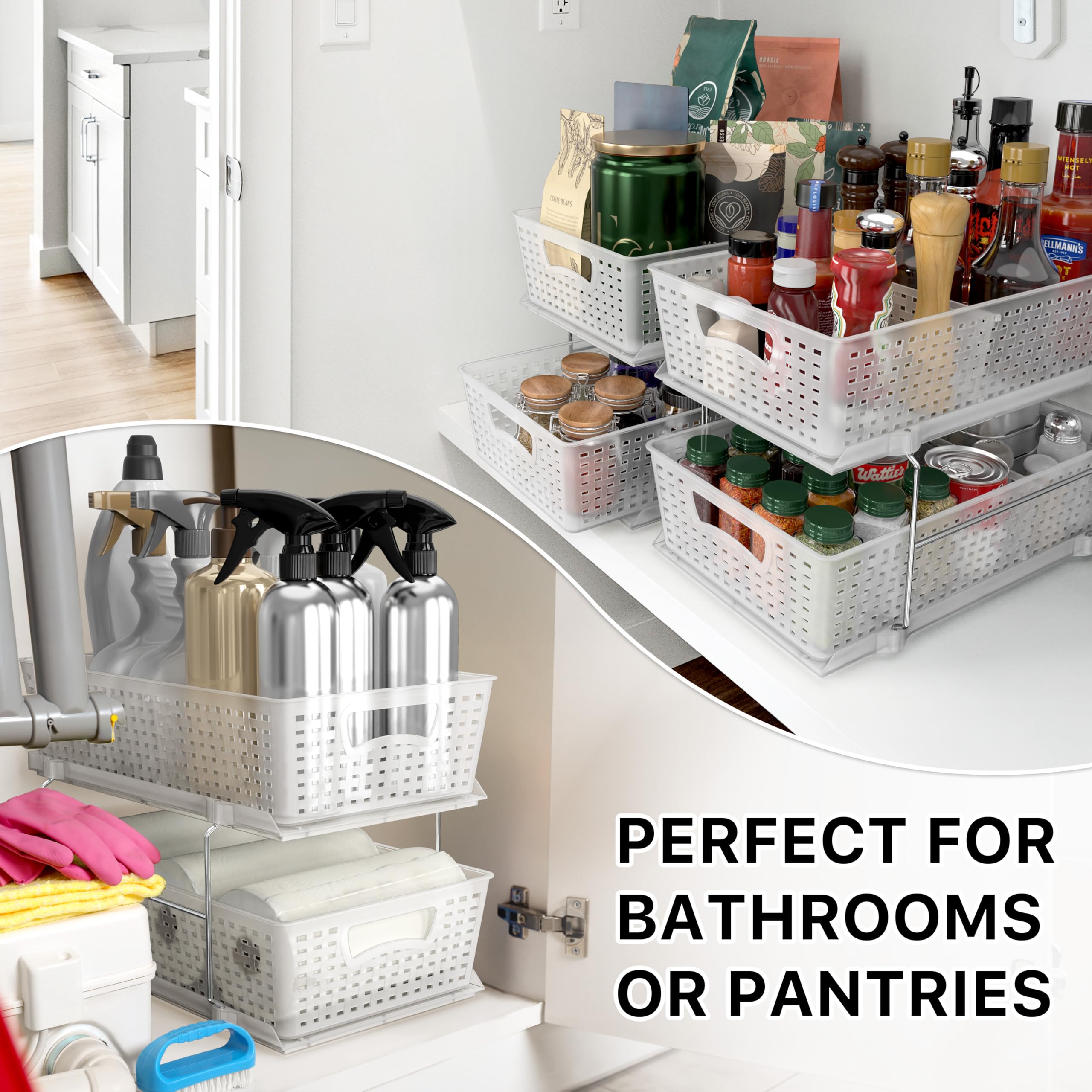 Simple Houseware laid-out parts highlighting tool-free assembly for fast setup