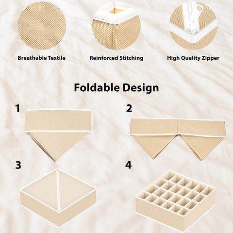 Close-up of Simple Houseware non-woven fabric texture for durable lightweight storage