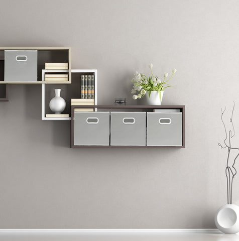 Simple Houseware folded flat bin highlighting compact storage benefit