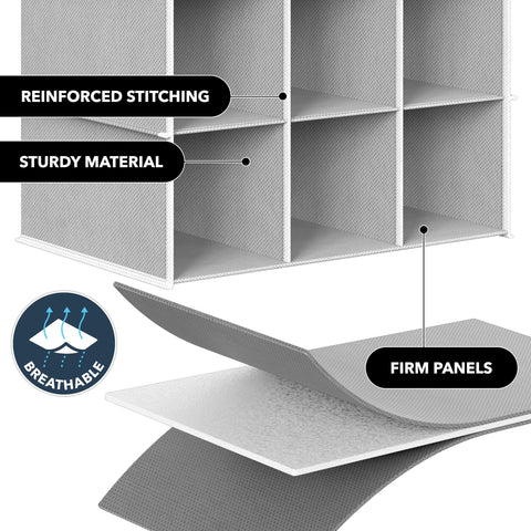 Simple Houseware folded flat for compact storage and easy transport benefit