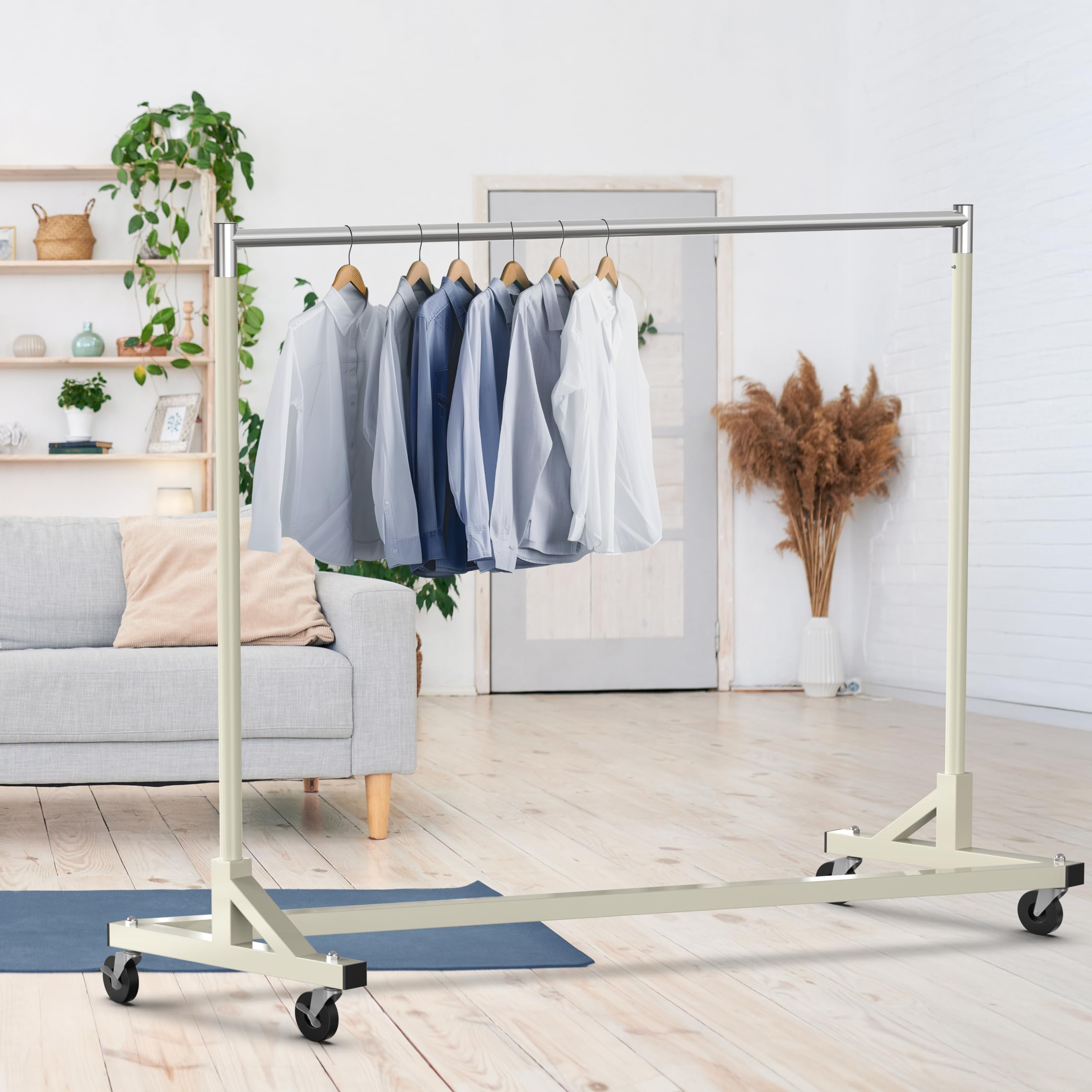 Simple Houseware casters locked showing mobility and secure stability benefit