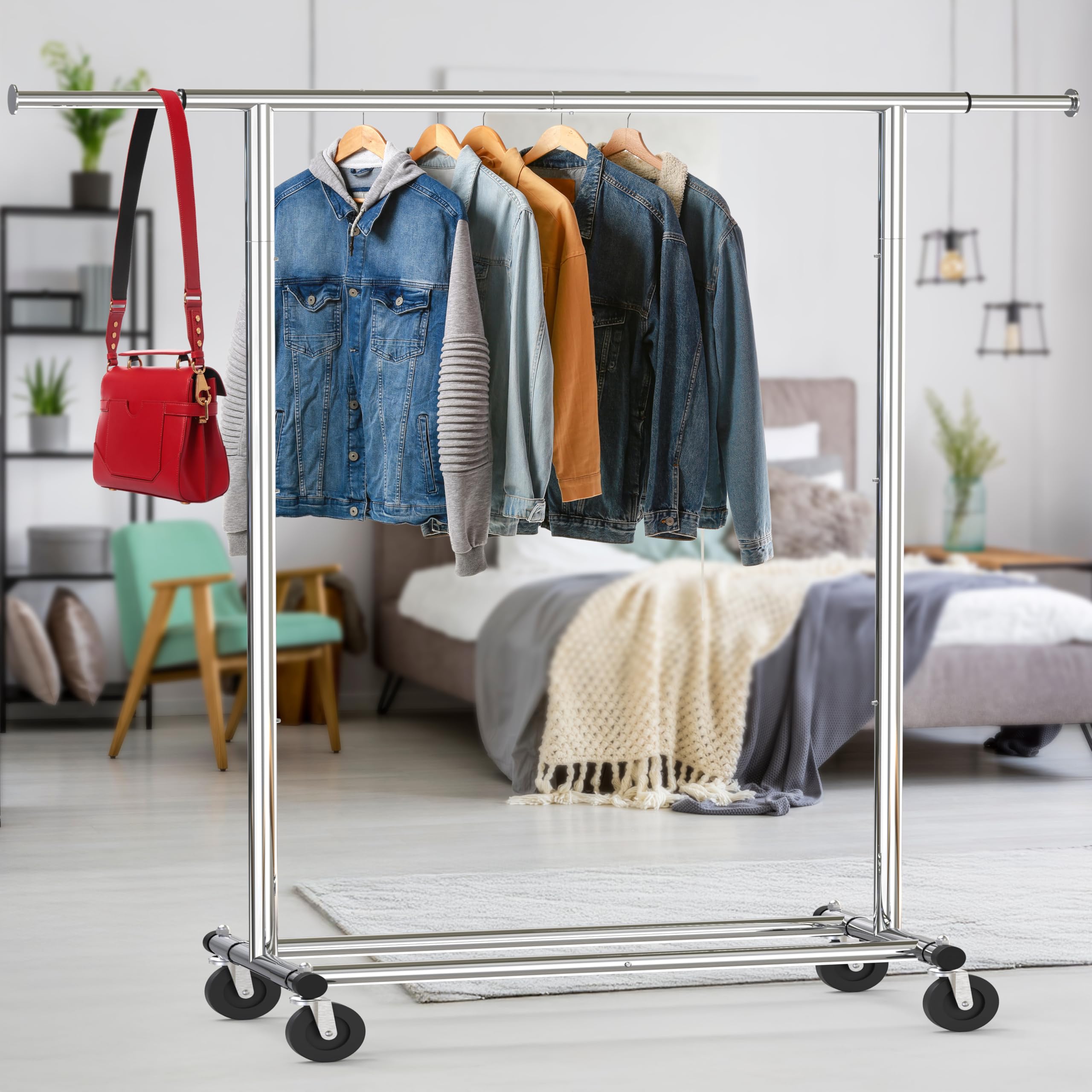 Simple Houseware folded profile demonstrating compact storage and portability