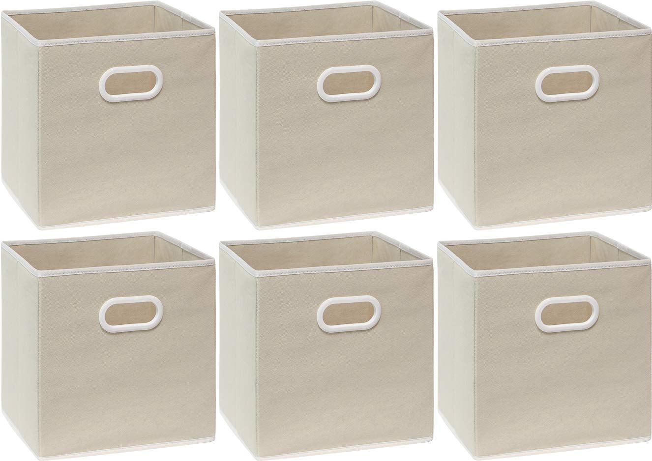 Simple Houseware hands pulling bin by side cutout handle for quick access